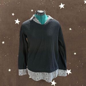 Adrianna Papell Monochrome Animal Print Fabric